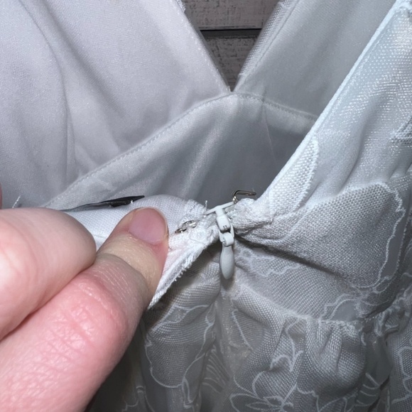 Lulu's White Floral Lace Mini Dress - Picture 4 of 5